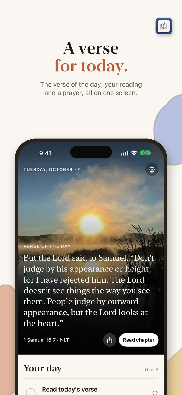 Faith Daily Bible: a verse for today